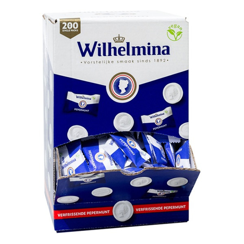KP Wilhelmina pepermunt los verpakt ( 200 st.) (8694)
